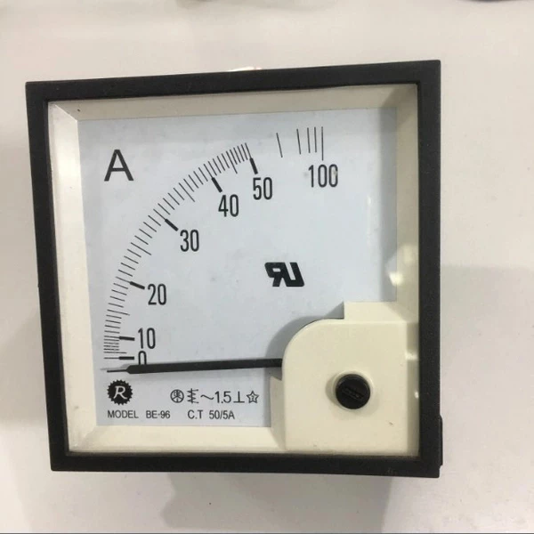 Đồng hồ đo dòng điện BE-96-600/5A 96x96mm taiwan